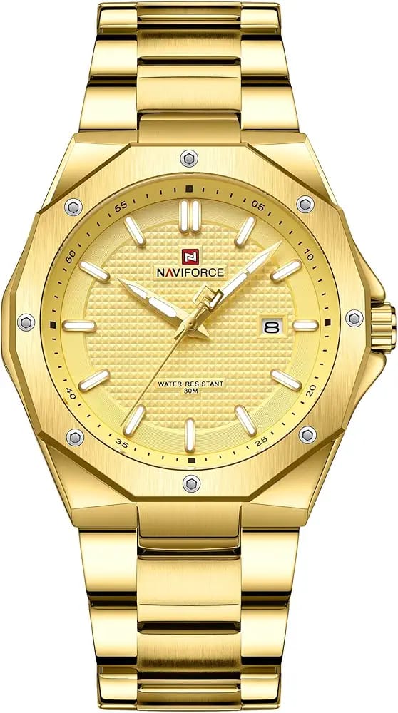 The NAVIFORCE NF9200 Gentleman's Gold Watch - Image 4