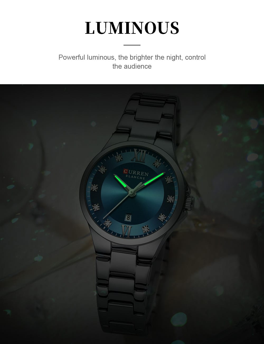 The CURREN 9107 Ladies Silver Watch - Image 4