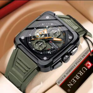 Curren 8481 Tactical Square Chronograph Watch